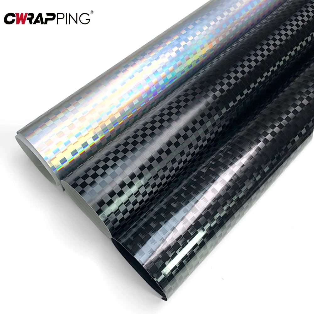

Motorcycle Self-adhesive Protective Film Gloss Black Silver Carbon Fiber Vinyl Wrap Decals for Car Motorcycle Decorative Sticker