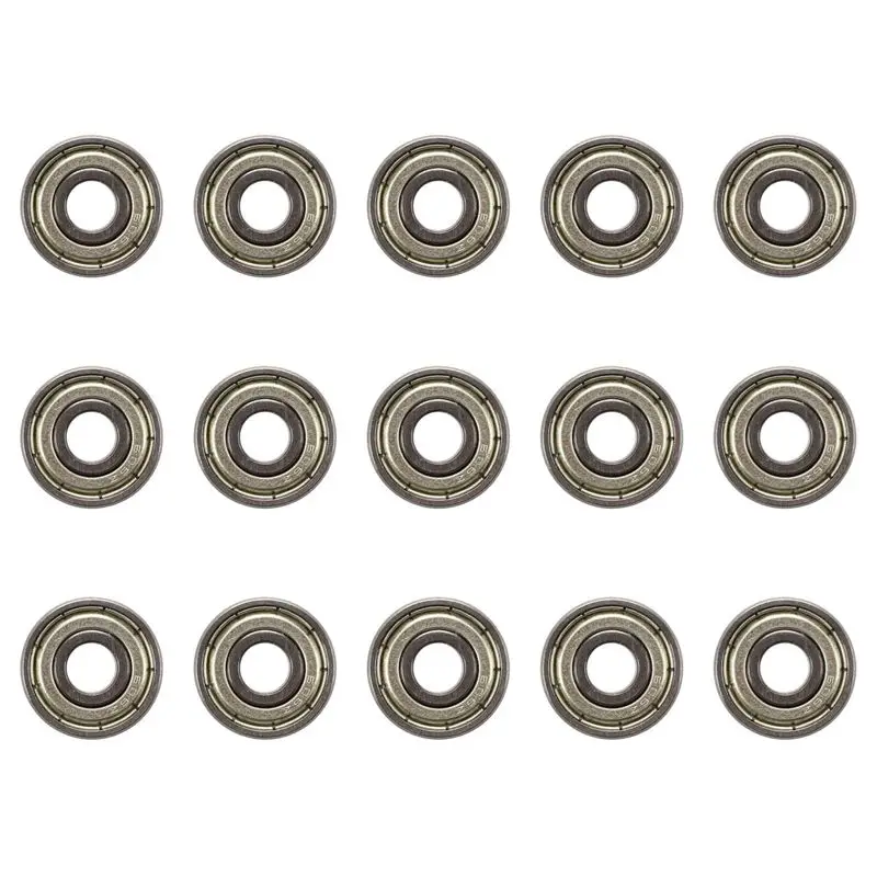 ABLQ 606Z 6 X 17 X 6Mm Metal Miniature Deep Groove Ball Bearings 15 Pcs