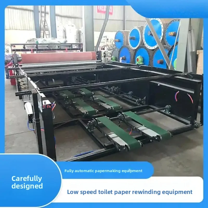 1092 타입 점보 롤 슬리팅 되감기 기계, 화장지 제조 기계 생산 라인