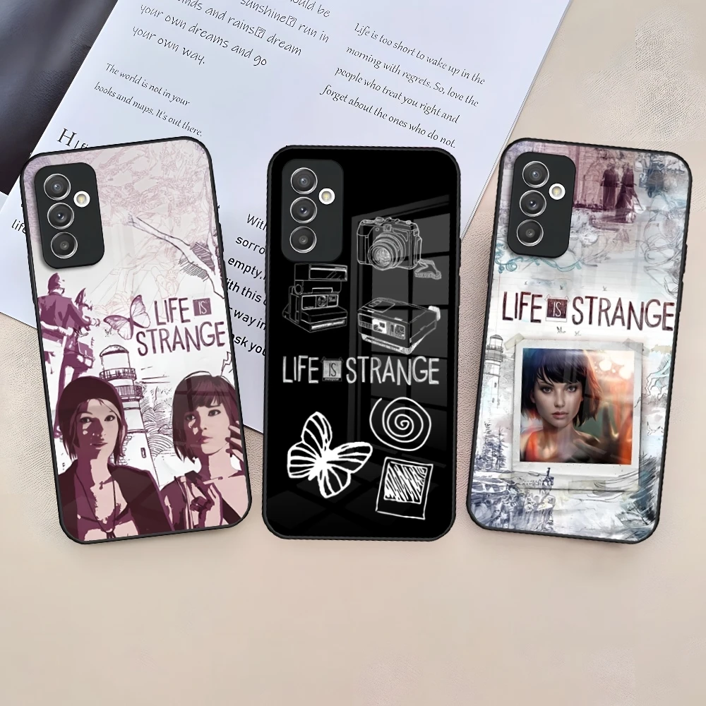 Life Is Strange Game Phone Case for Samsung Galaxy S24 S23 S22 S21 S20 A24 A34 A54 A53 Note20 M54 Fe Ultra Plus Glass