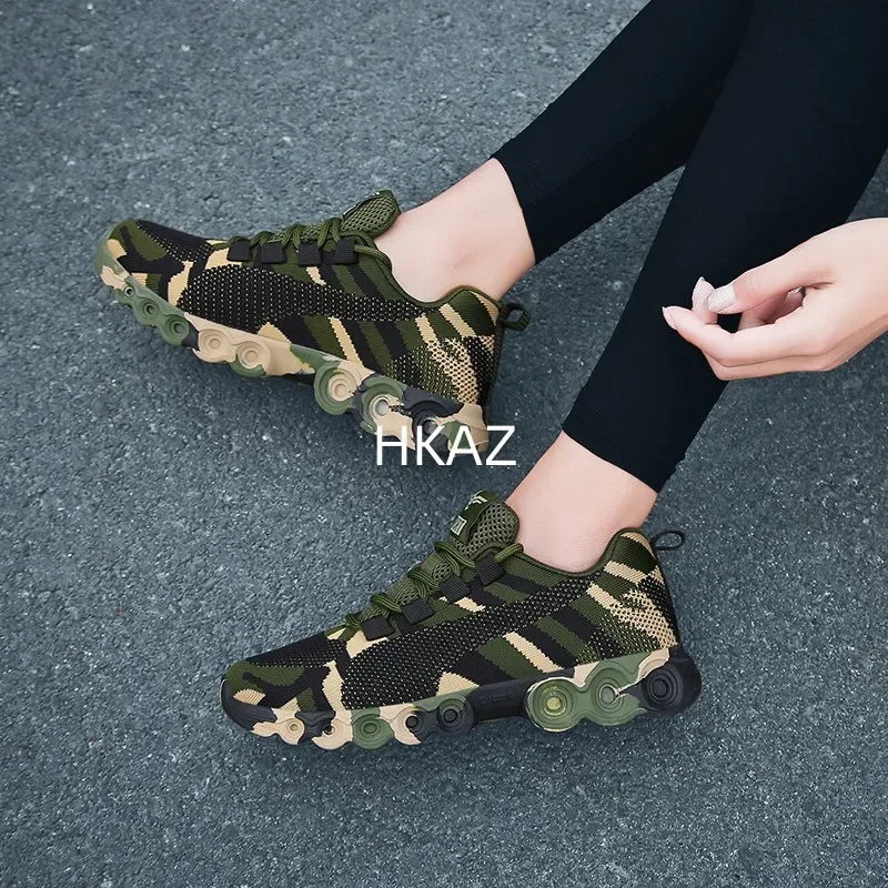 New Shoes for Women Fashion Breathable Work Shoes Casual Shoe Trendy Sneakers Mesh Green Unisex Spring Men Designed Sneaker