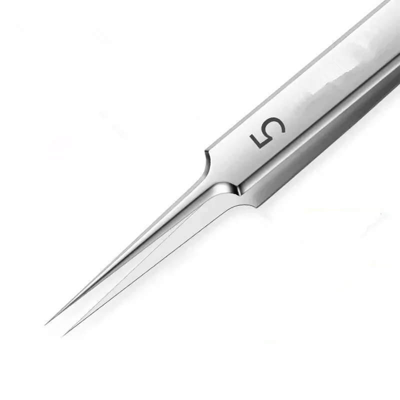 8 قطعة مجموعة أدوات إبر حب الشباب من الفولاذ المقاوم للصدأ-مزيل الرؤوس السوداء ومجموعة ملاقط لتنظيف مسام الوجه أدوات العناية بالبشرة المحمولة #3