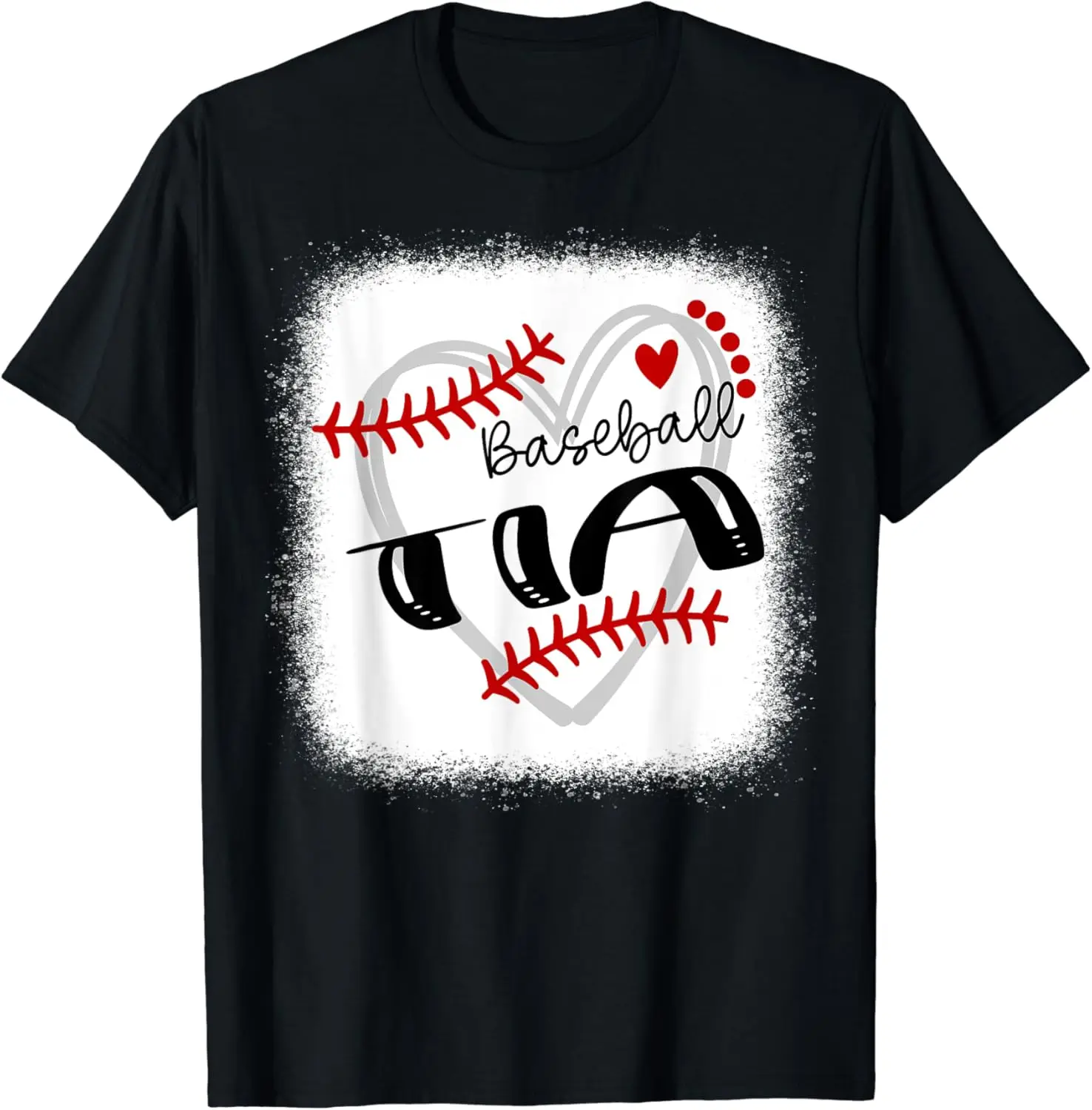 

Personalized Baseball Heart Tee Cute Tia Women Baseball T-Shirt