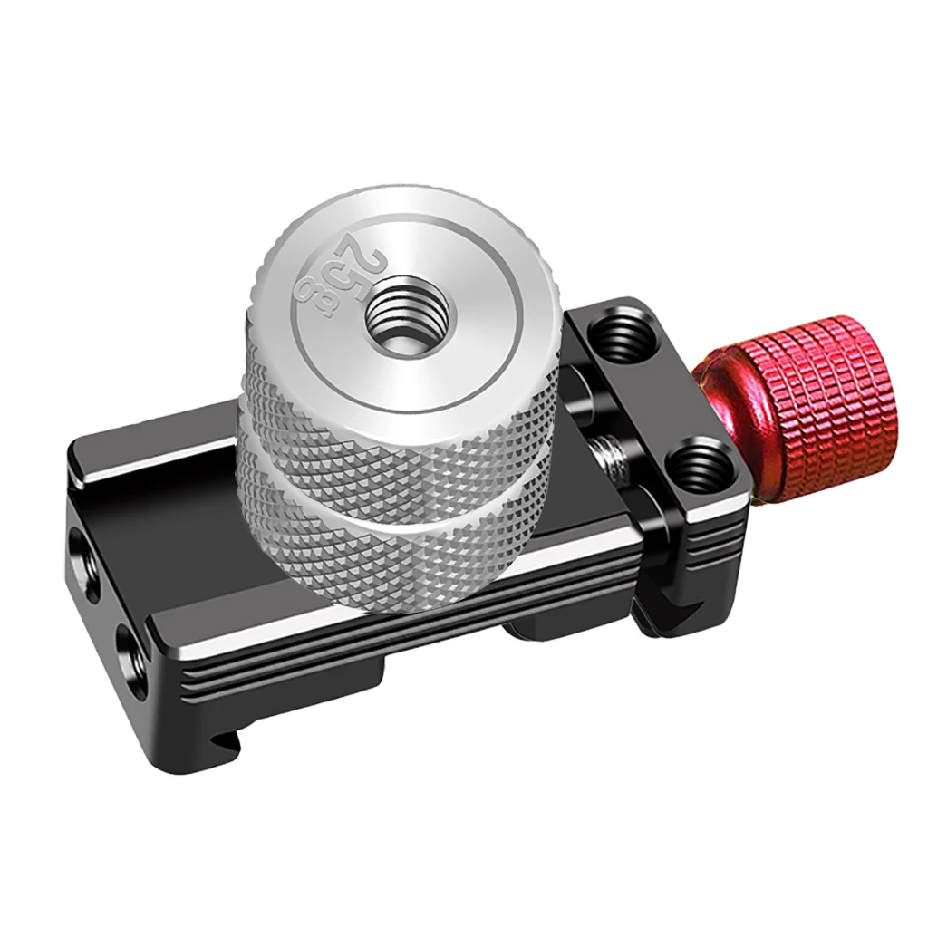 Schnellwechselplatte mit Cold Shoe 1/4 Zoll Gimbal und L-Platte 50g/100g Gegengewichtsklemme für DJI Ronin SC Stabilisator für Arca – Detail 19