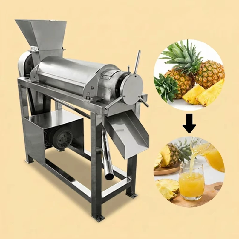 

Industrial Pineapple Juice Making Machine Fruit Juicer Machine Extractor Lemon Juicer Machine Screw Press Juicer Industrial