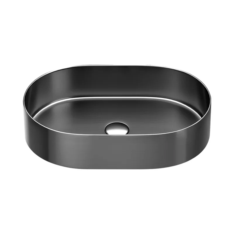 

Золотистая нержавеющая сталь, элитная овальная раковина для ванной комнаты, одинарная, для бара/гостиной