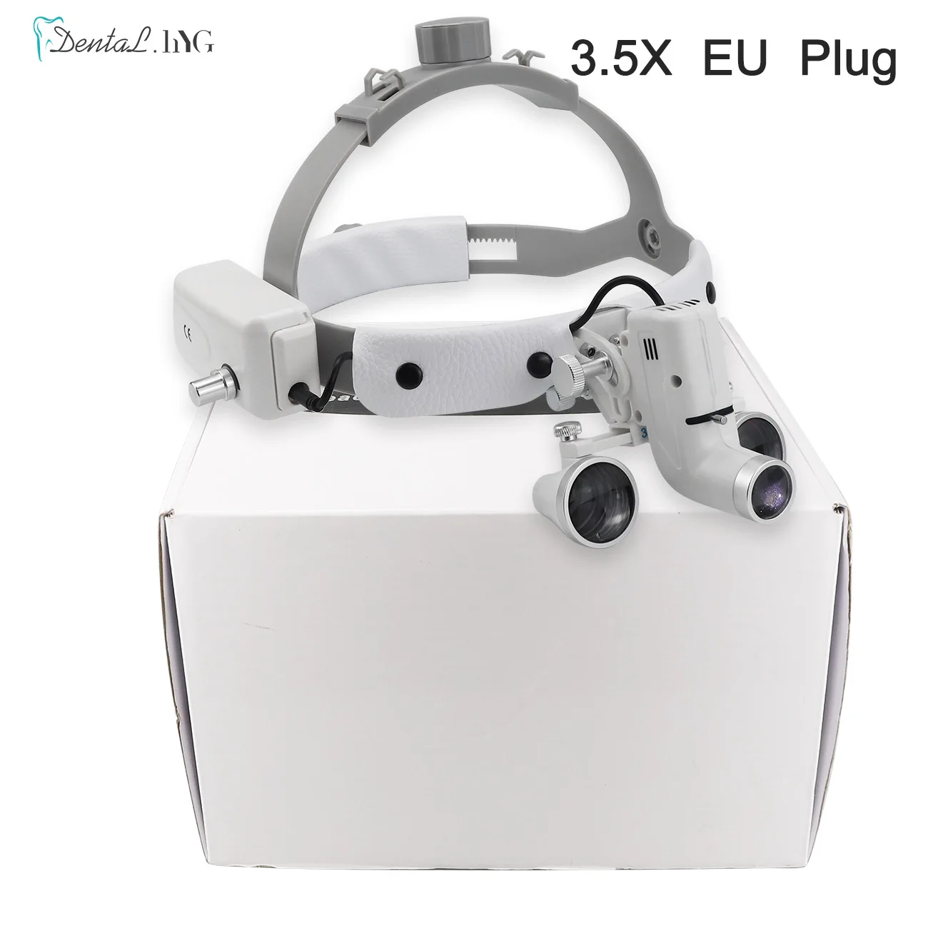 HARBOR DENT 2,5X/3,5X Dental LED Licht Lampe Fernglas Lupen Helligkeit Spot Einstellbare Dental Labor 5W Scheinwerfer Für Chirurgische scheinwerfer 6