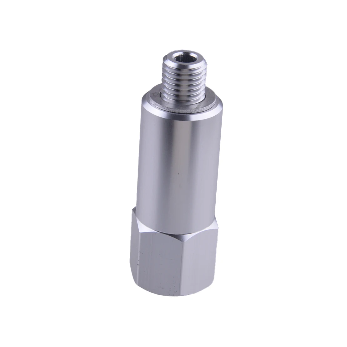 Aluminium Alloy M12*1.5 to 3/8 NPT Coolant Water Temperature Sensor Sending Unit Adapter Extended Length Fit for LS Engines