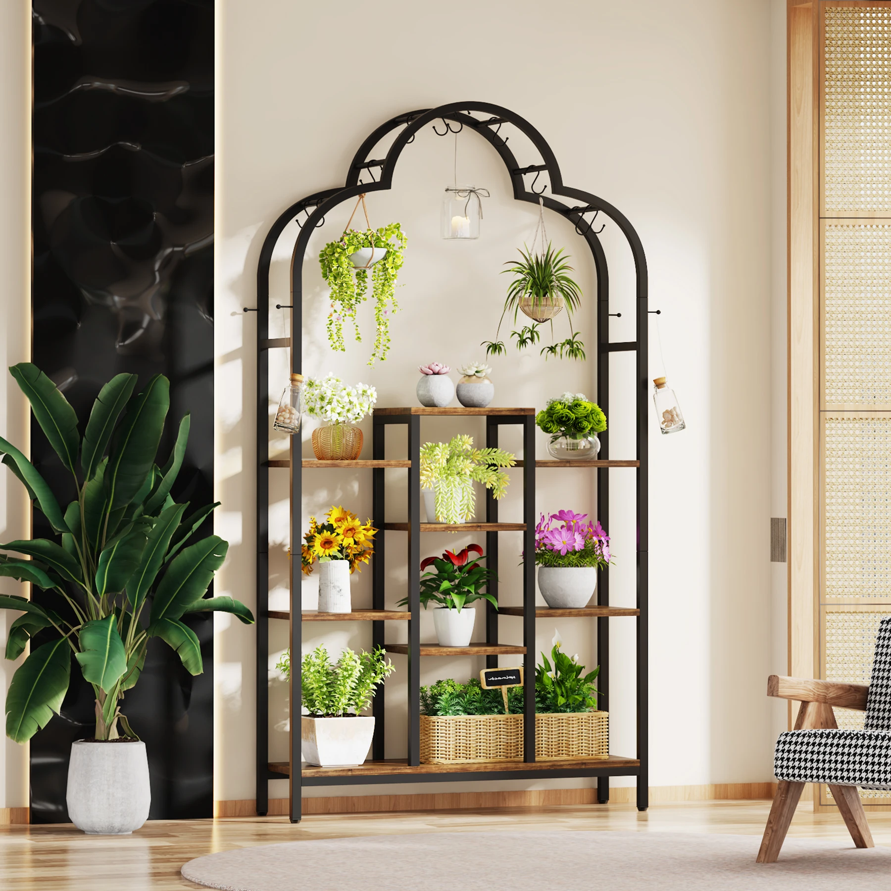 Tribesigns 6 -Tier Plant Stand Indoor, 74.8