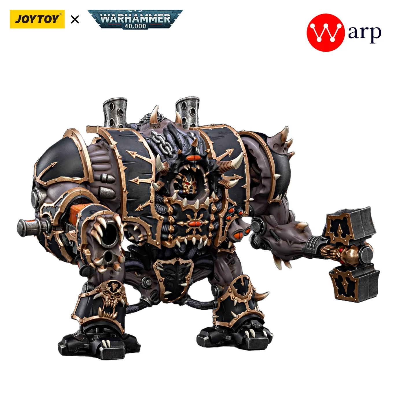 

[In-Stock] 1/18 JOYTOY Action Figure Warhammer 40k Chaos Space Marines Black Legion Helbrute Military Amime Model Toy Collection