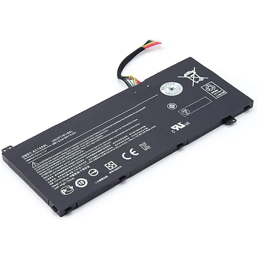 Batería de litio auténtica para ordenador portátil, accesorio para Aspire Ms2391 Nitro Series V15 Vn7-571 Vn7-591 Vn7-592, AC14A8L, precio de 4500mah, Ac15b7