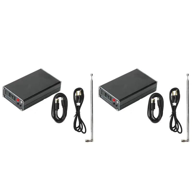 

FFYY-2X 2000 м 0,5 Вт FM-передатчик 76-108 МГц ЖК-цифровой FM-стерео передатчик церковь автомобильное радио вещание кампус Statio