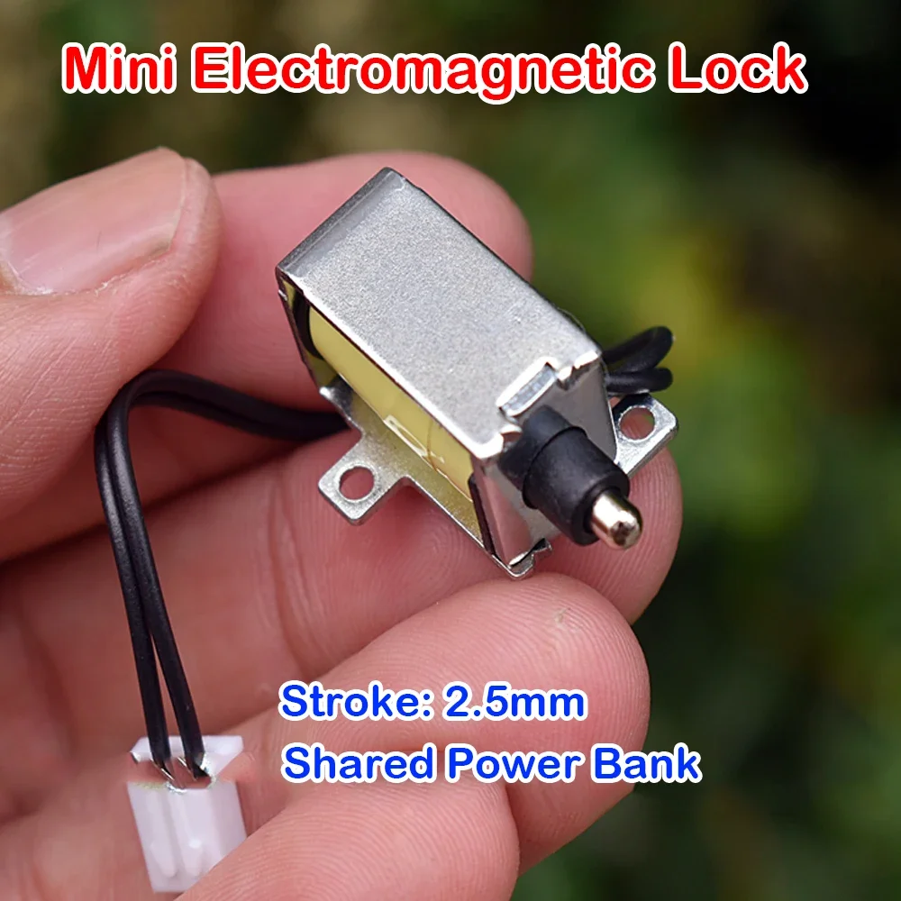 Push&pull Type Frame DC 2.4V-3.4V 3V 2.6A Electro Magnet Micro Mini Solenoid Electromagnet for Micro Electronic Control Lock