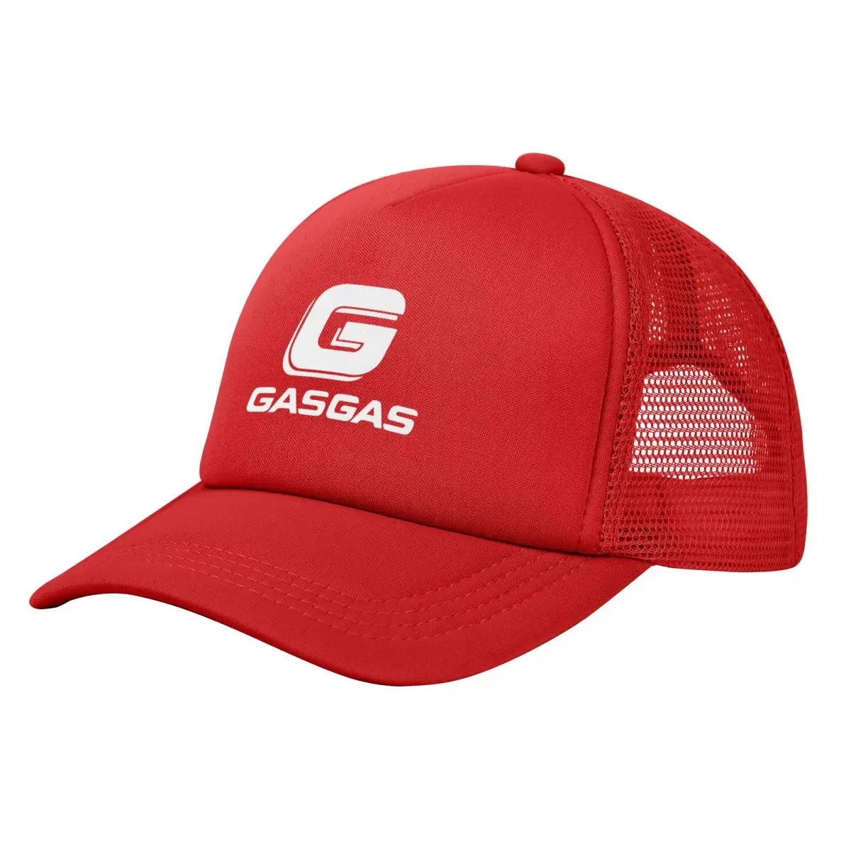 GasGas Motorcycle Trucker Hat Unisex Hip-Hop Racing Mountain Bike Hats Sun Hat Trucker Cap Breathable Mesh Baseball Caps Summer