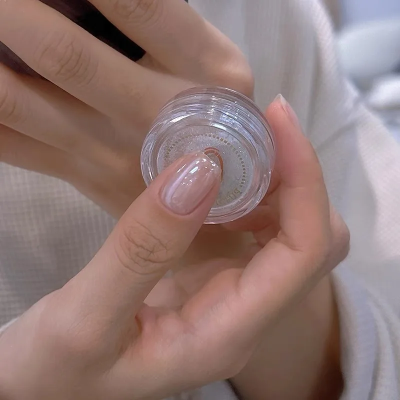 1Jars High-GlossชุบAurora Mirrorเล็บผงNet0.5g Moonlight PearlสีขาวผงถูSuper-เงาเล็บChromeฝุ่น