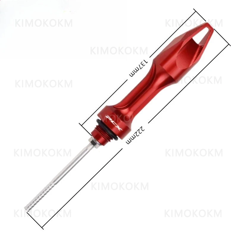 Motorcycle Accessories Suitable for Honda Pcx150 Pcx125/160 Modified Aluminum Alloy Oil Ruler Oil Position Decorative Cover - view 6