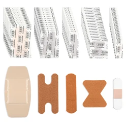 Impermeável Band Aid Ataduras respiráveis, Primeiro médico anti-bactérias ferida gesso, Combinação de várias especificações, Quente, 100pcs