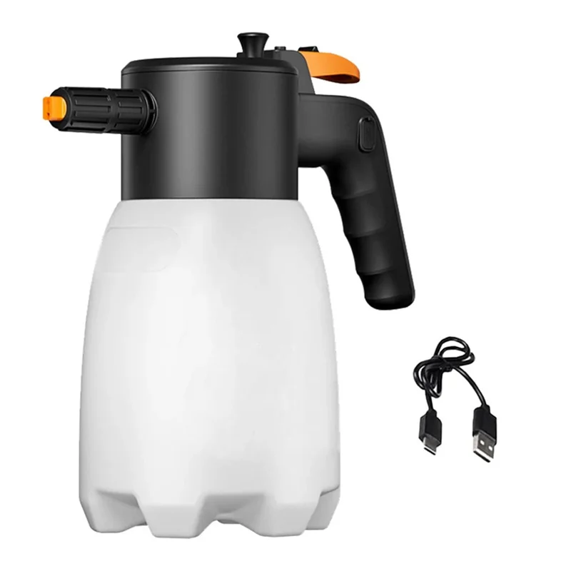 

AW-USB перезаряжаемый 1,7 л ручной электрический распылитель пены для автомойки, распылитель, пушка для снежной пены для чистки автомобиля