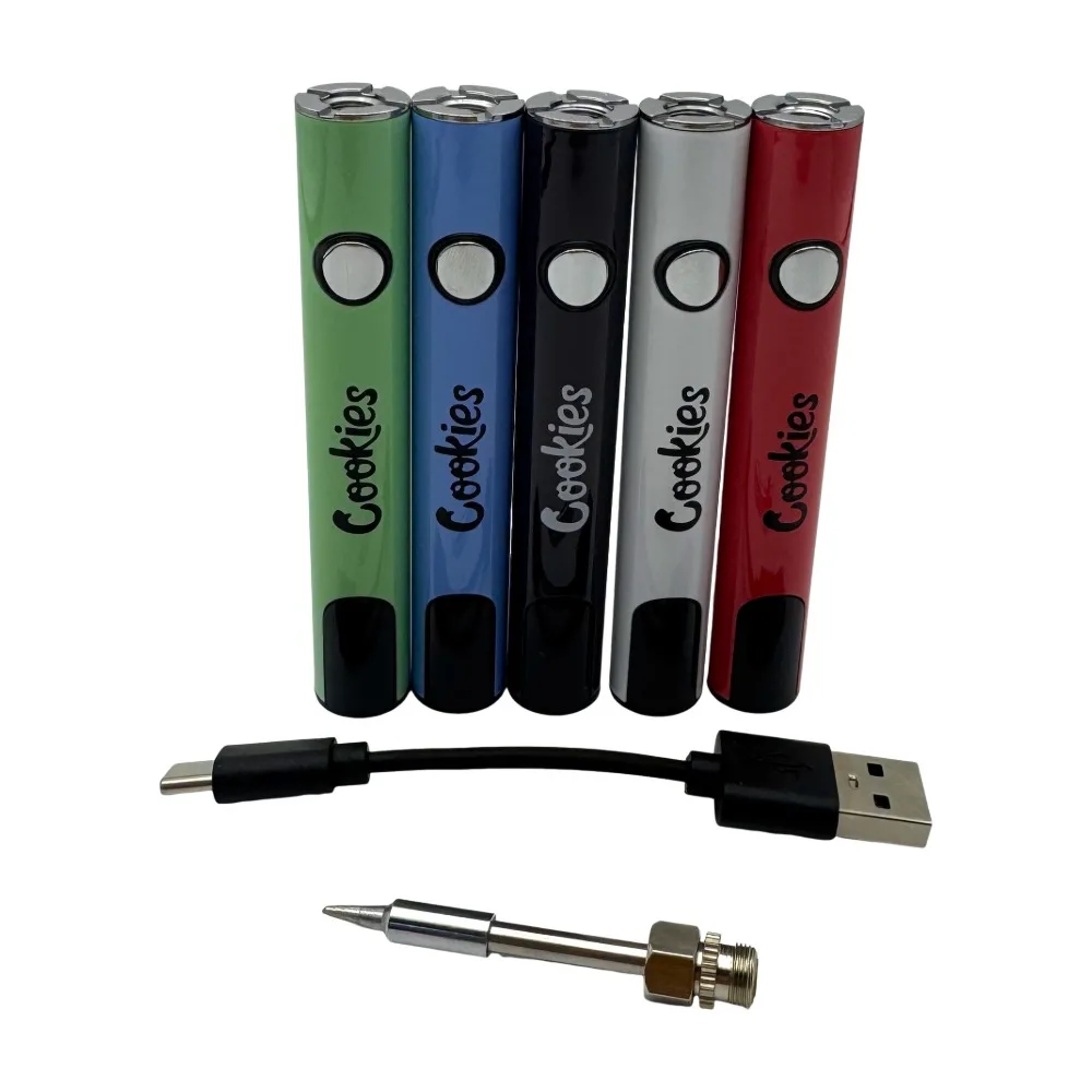 510 Thread Electric Soldering Iron Repair Tool LED Digital Cookies Battery 650mAh Smart Preheat Battery Pen