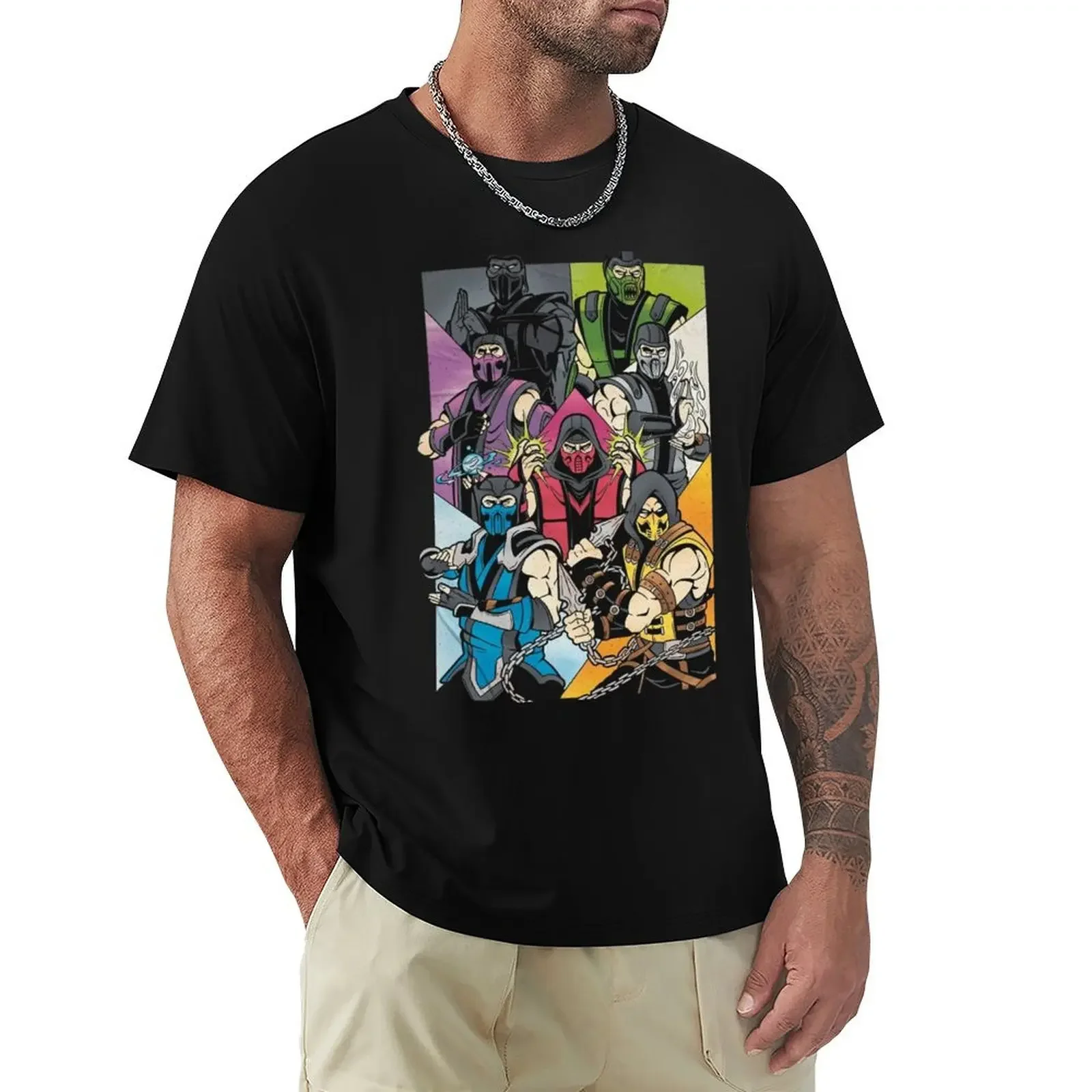 

Mortal Kombat FanArt -Mortal Kombat T-shirt vintage clothes anime clothes men clothes