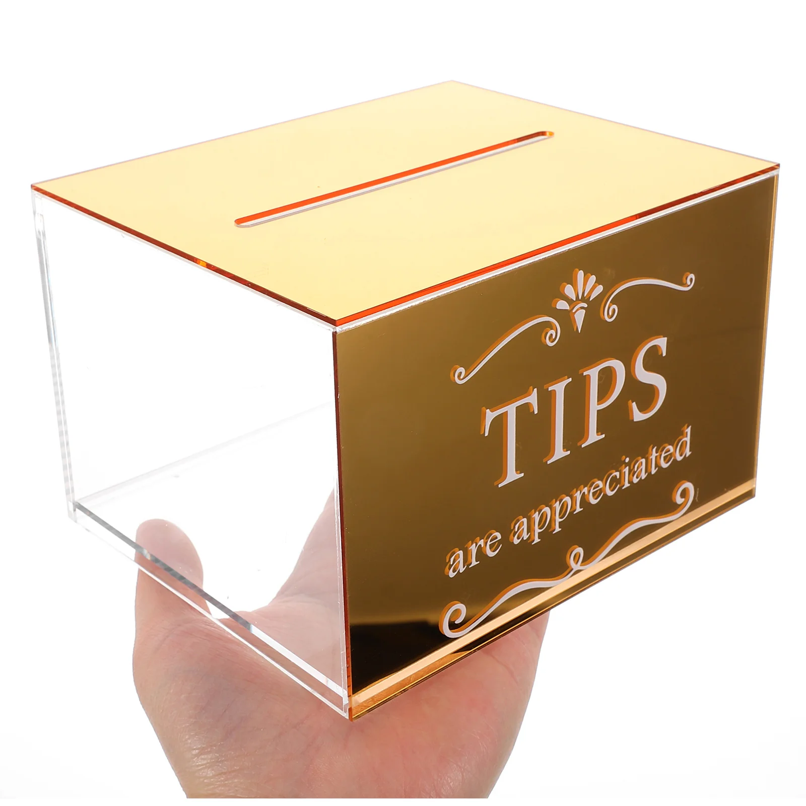 

Donation Tip Box Container Ballot Boxes Halloween Acrylic Bottle Presenter for Storage Change Jar Ballot Bins Jars Coin Cute