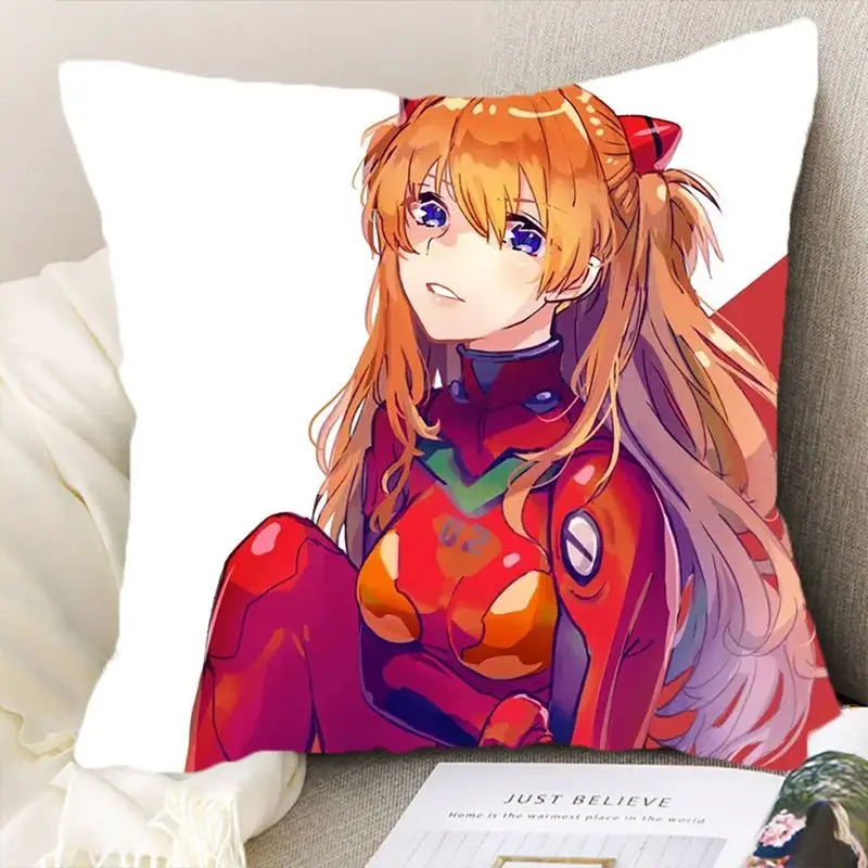 القرن الجديد إيفانجيليون أيانامي ري 2D الرسوم المتحركة الطرفية وسادة أريكة للرجال والنساء غرفة نوم الكرتون لطيف وسادة الديكور #5