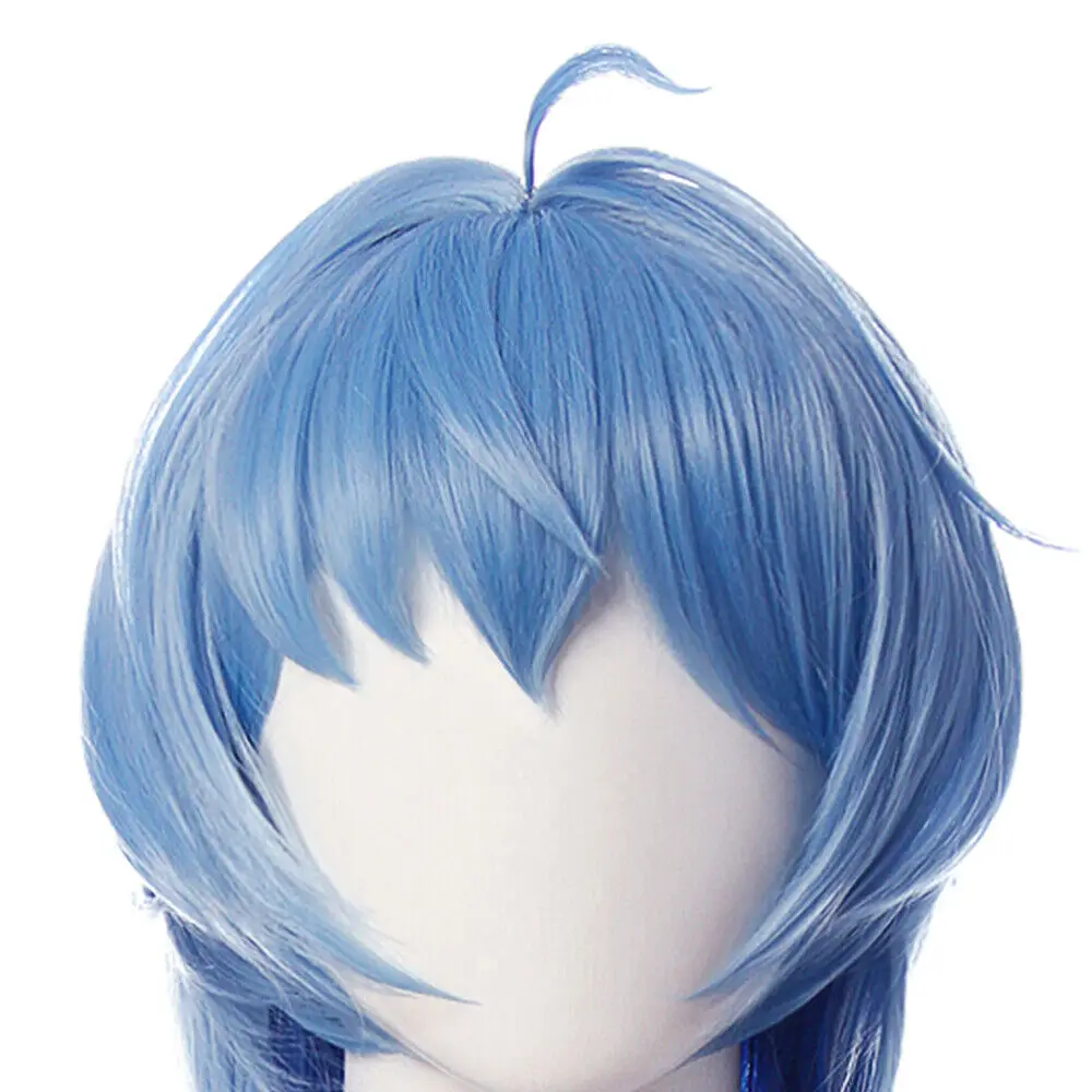 Genshin Impact Ganyu Cosplay Wig Synthetic Ganyu Long Blue Gradient Hair Wigs