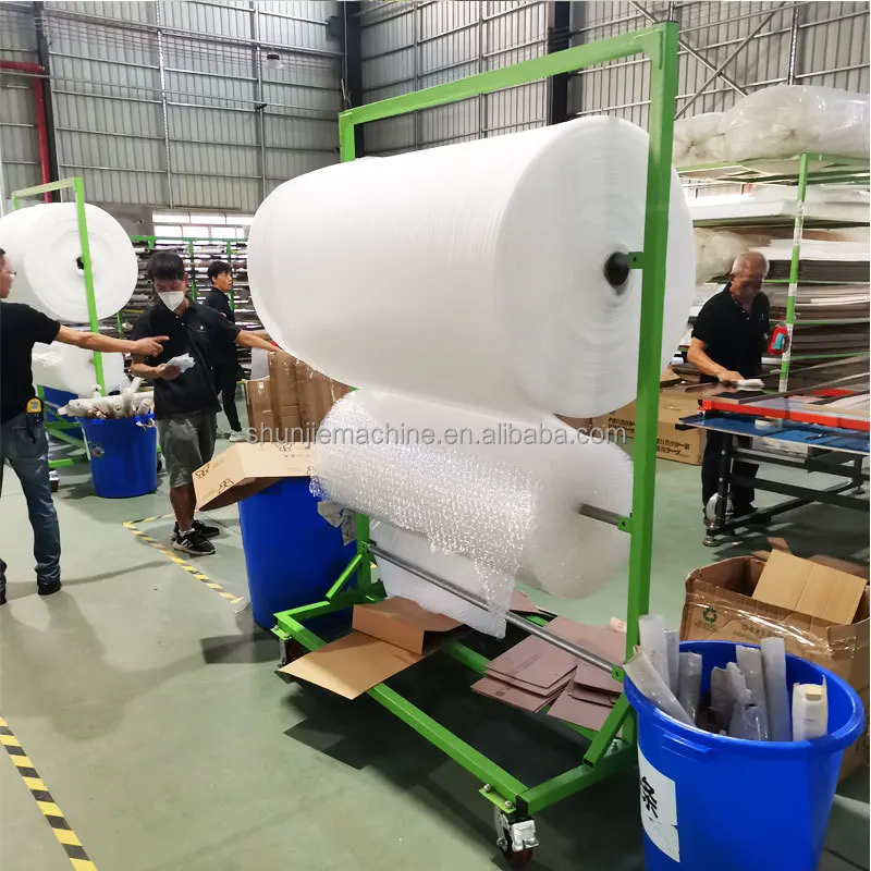 Multiple Membrane Plastic Shrink Cosmetic Film Packaging Film Storage Racks Shrink Film Transport Cart