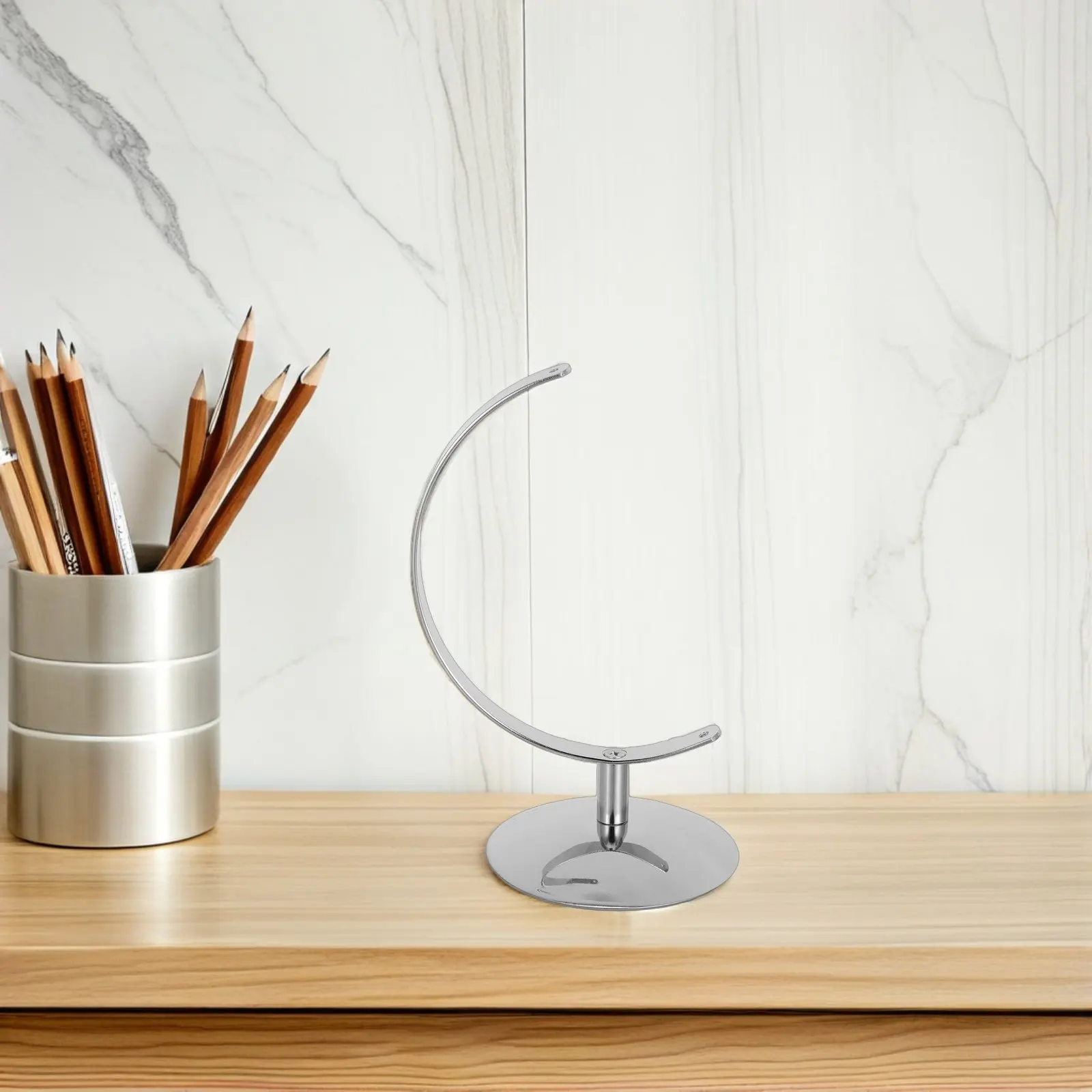 

Metal Vintage Earth Globe Stand Support Holder Home Office Desk Decoration Educational Geographic Accessory Gift