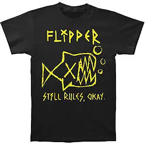 Men's Flipper Still Rules Okay T shirt XXXXX Large Black