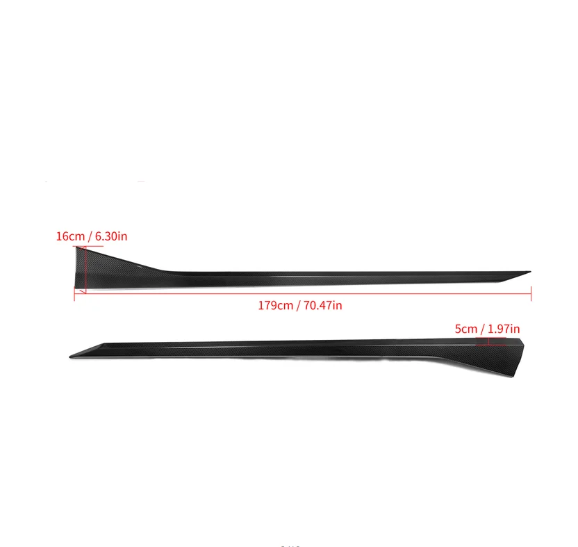 Wysokiej jakości zestaw karoserii z włókna węglowego w stylu MP do G90 G99 M5 Sedan 2025+ Side Skirtcustom