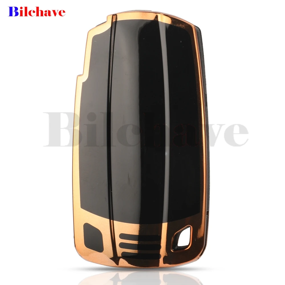 Jingyuqin-tpu غطاء مفتاح السيارة ، غطاء حماية لسيارات bmw e60 ، e61 ، e70 ، e81 ، e87 ، e90 ، e91 ، e92 ، x1 ، x5 ، x3 ، 1 ، 3 ، 5 ، 6 ، z4