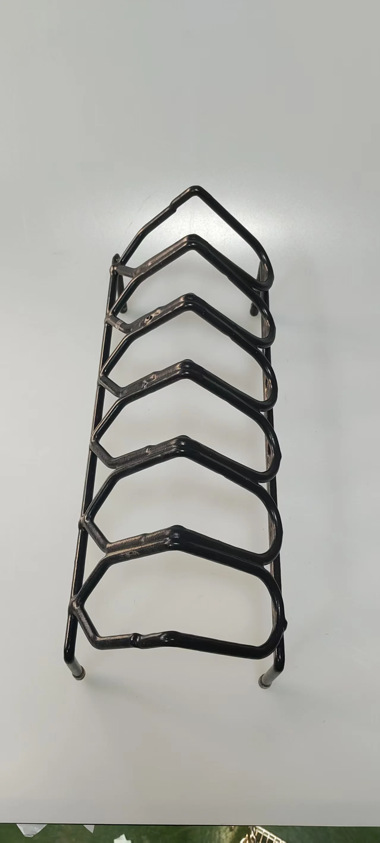 Hold 6-Pistol Handgun Rack Vinyl Coated for Organization Storage & Safety Ideal for Gun Rooms