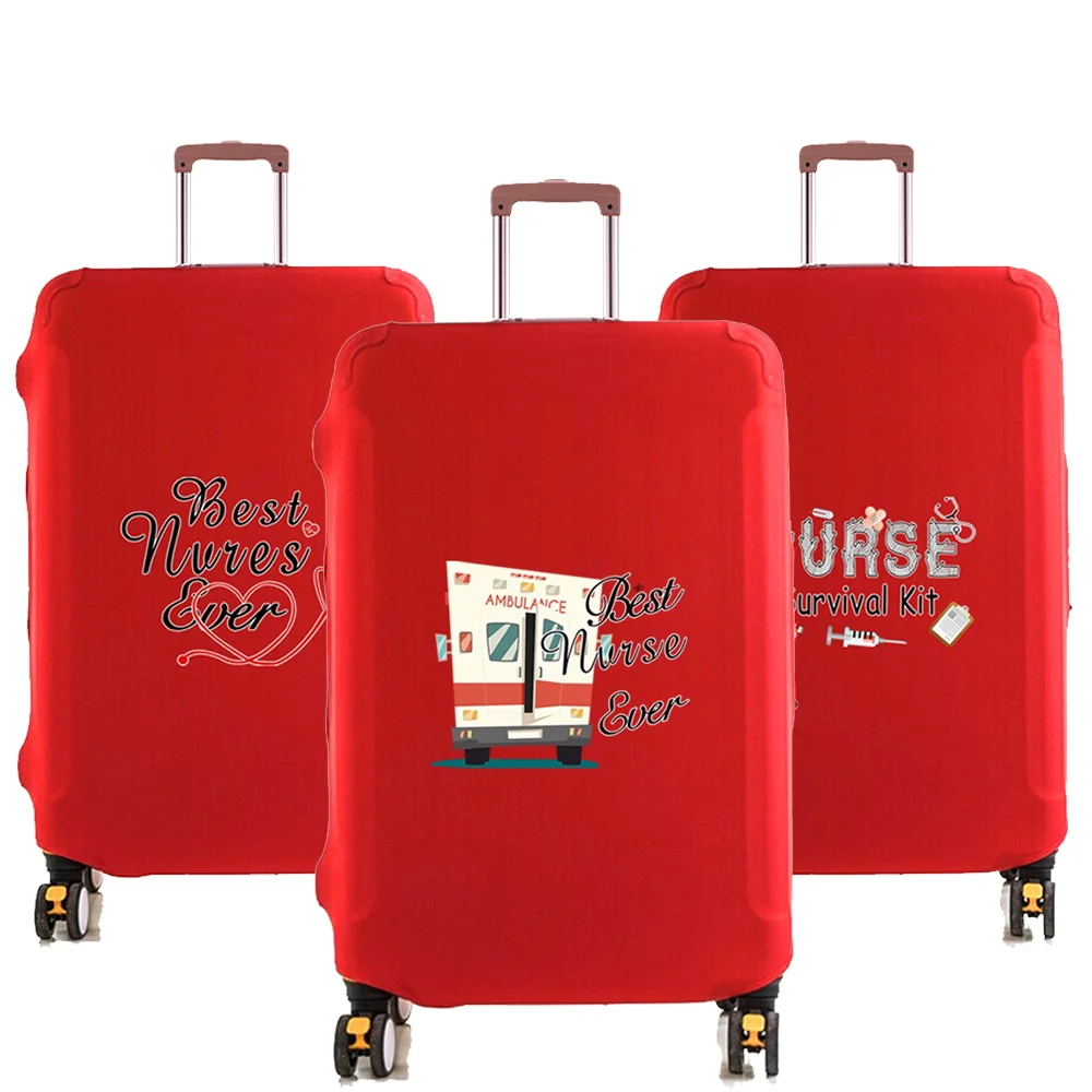 

Travel Luggage Protective Cover Suitcase Case Travel Accessories Elastic Luggage Cover Nurse Series Apply To 18-28inch Suitcase