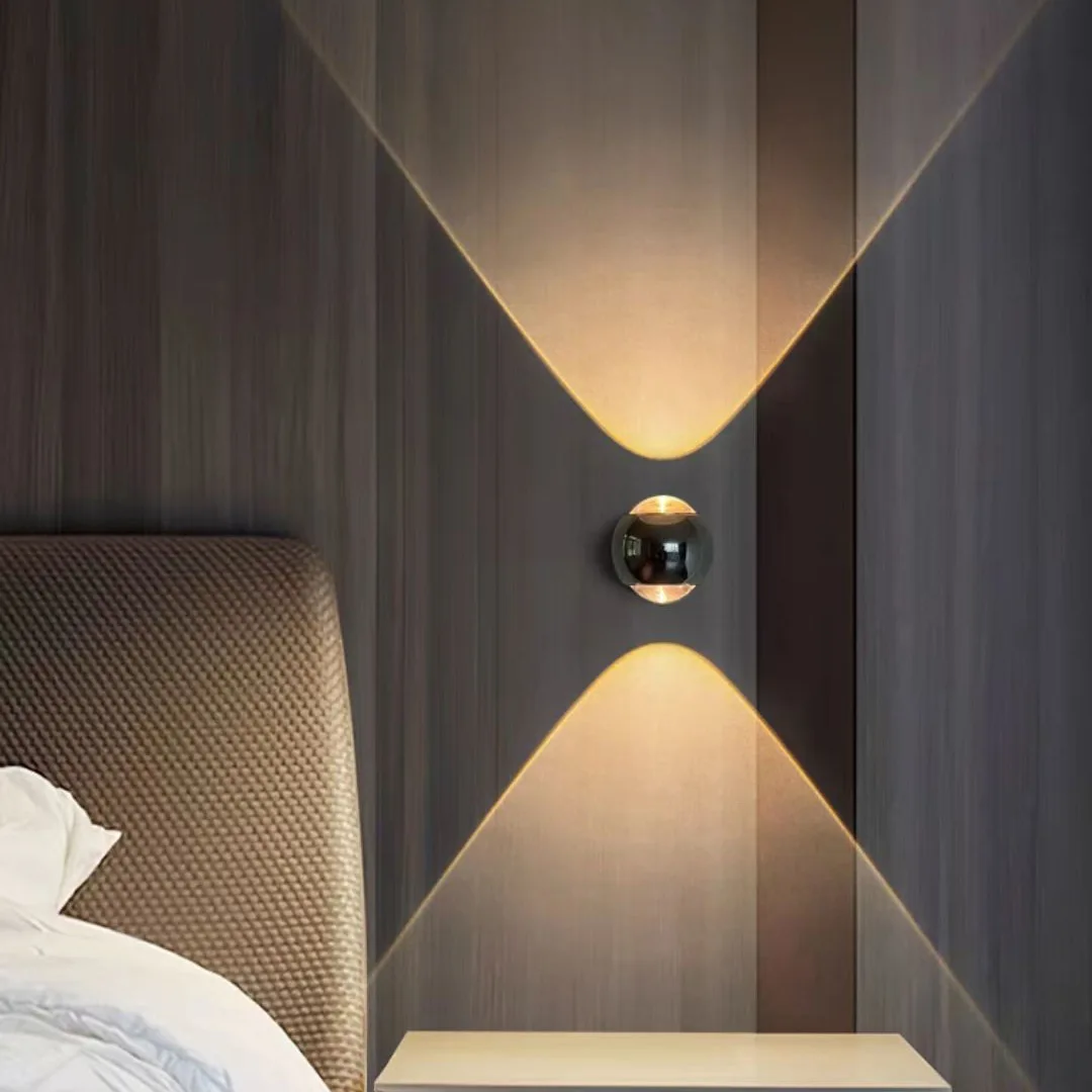 

Modern minimalist bedroom bedside wall lamp, entrance villa clothing store entrance hotel living room background wall lamp