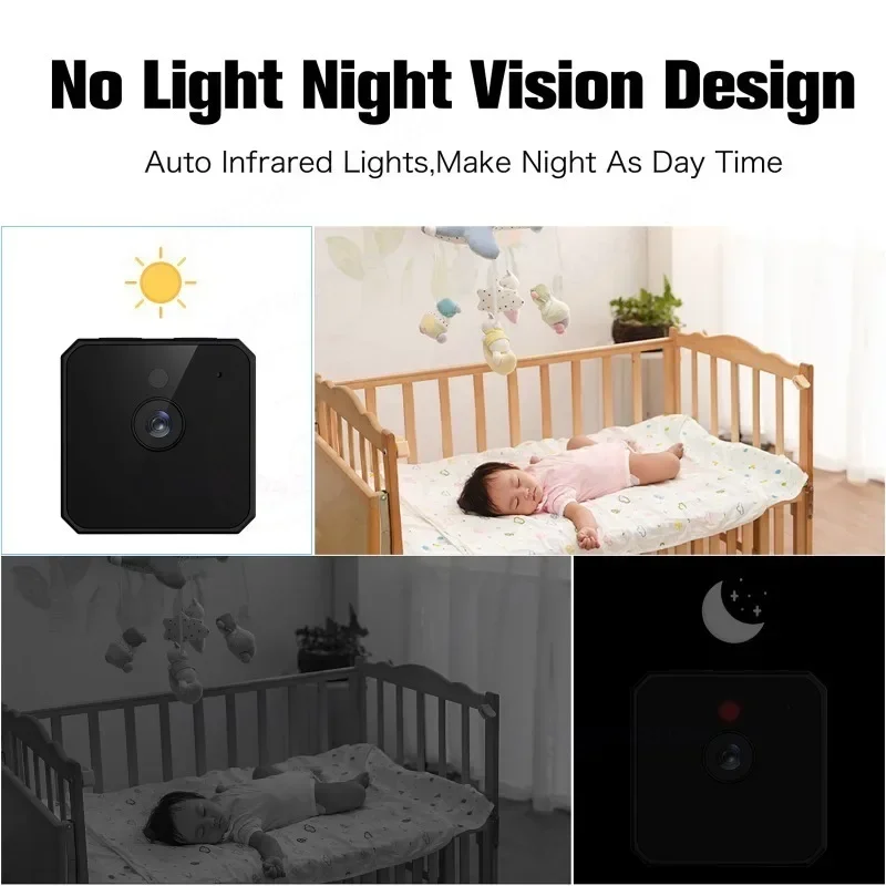 DV 1080P HD Mini Camera  Portable Indoor Home Security Protection Night Vision Micro Camcorders Surveillance Video Recorder