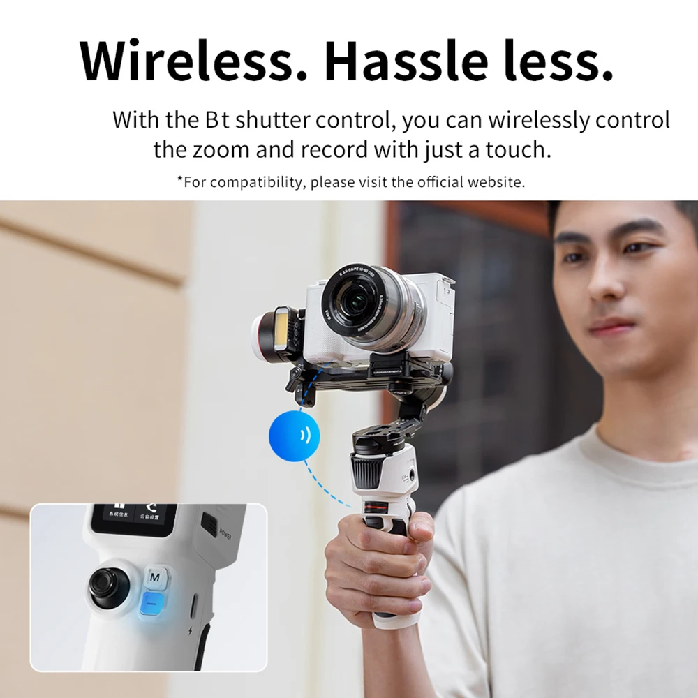 ZHIYUN CRANE-M3S Standard Camera Handheld 3-Axis Gimbal Stabilizer Built-in LED Fill Light for DSLR Mirrorless Camera