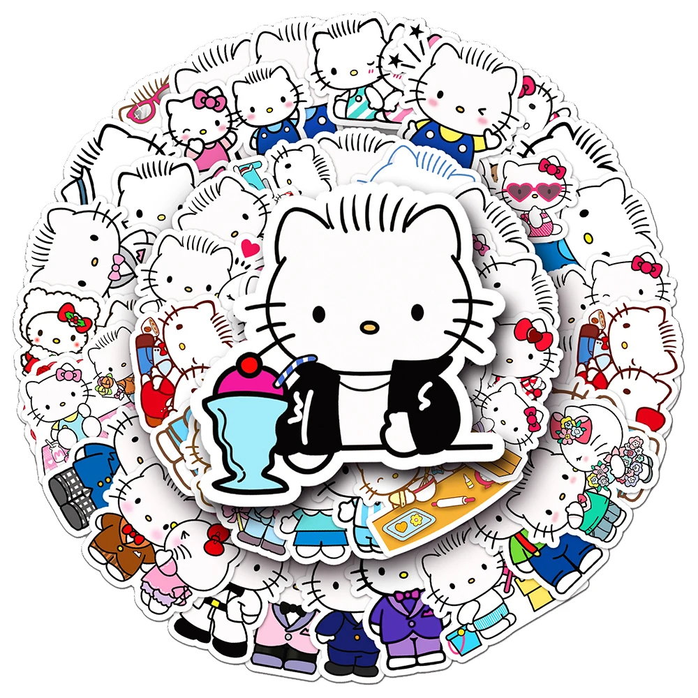 10/30/50pcs Sanrio Dear Daniel Stickers Kawaii Hello Kitty Boy Friend Decal Laptop Skateboard Notebook Cute Sticker for Kids Toy