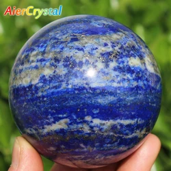 Natural Lapis Lazuli Crystal Ball Quartz Spheres Polished Stone Reiki Healing Desktop Room Decor Souvenirs Ore Ball Crafts 4-7CM
