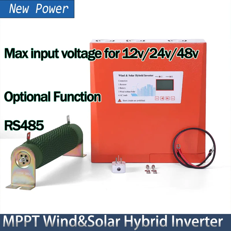 

Mppt Wind & Solar Hybrid Inverter with Dump Load and Max 5KW Output power Use for Wind Turbine & Solar Panel& free Energy System
