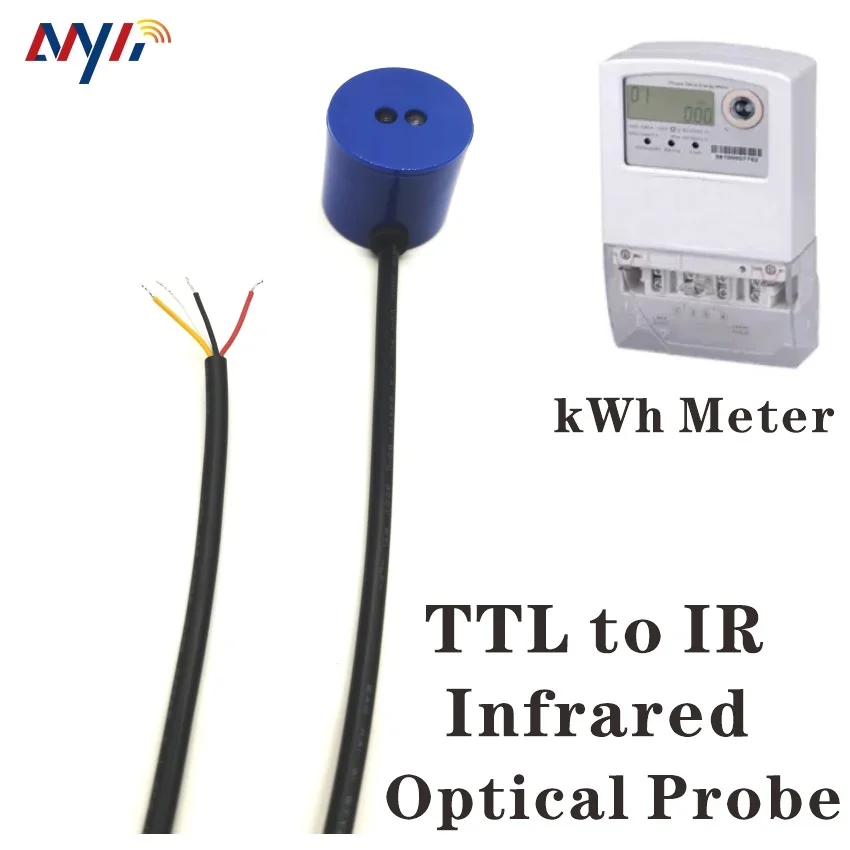 TTL to IR Infrared IEC62056 IEC1107 optical probe for kWh Meter DLMS kWh Meter Gas Meter Water Meter prepaid meter readout