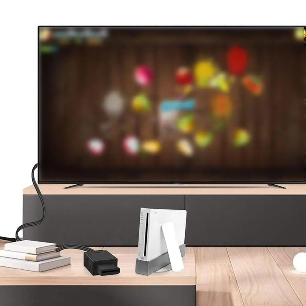 Adaptador de consola de juegos HD de 1M, convertidor de Wii a HD, alta TV inteligente, pantalla de Cable de calidad 720P/1080P, H5N6