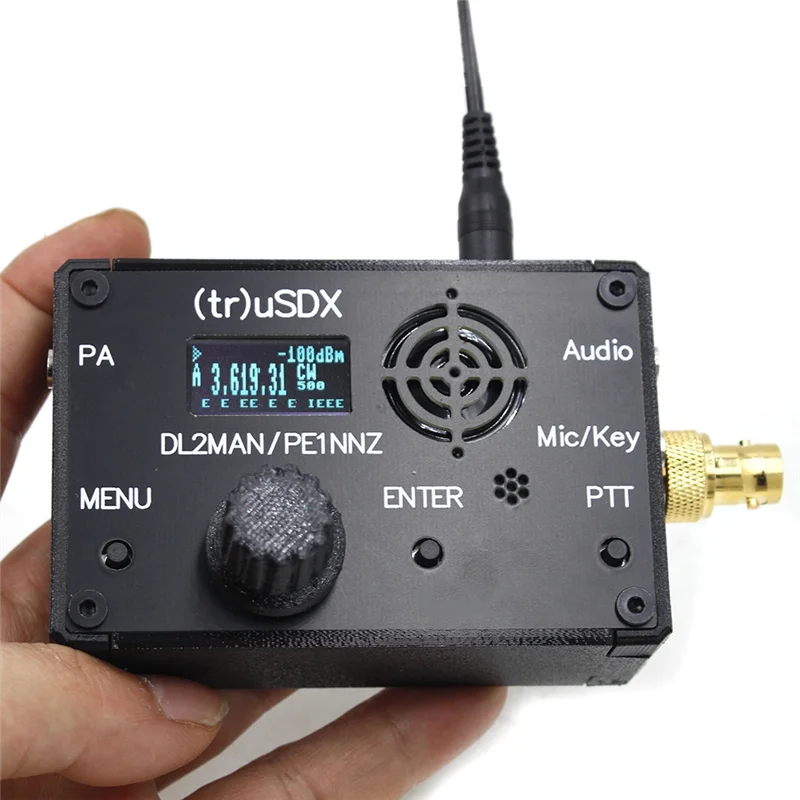 Tr-USDX Low Frequency Transceiver Dual Channel QRP SDR Support 5-Band Shortwave Kit