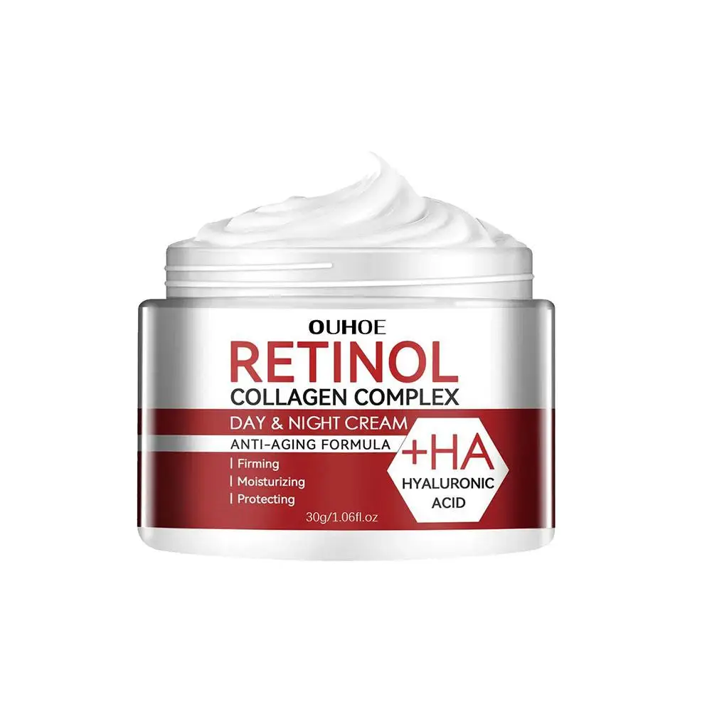 Crema reafirmante antienvejecimiento para mujer, crema hidratante para el cuidado de la piel, Retinol, Lifting, líneas finas, E1V3, 30g