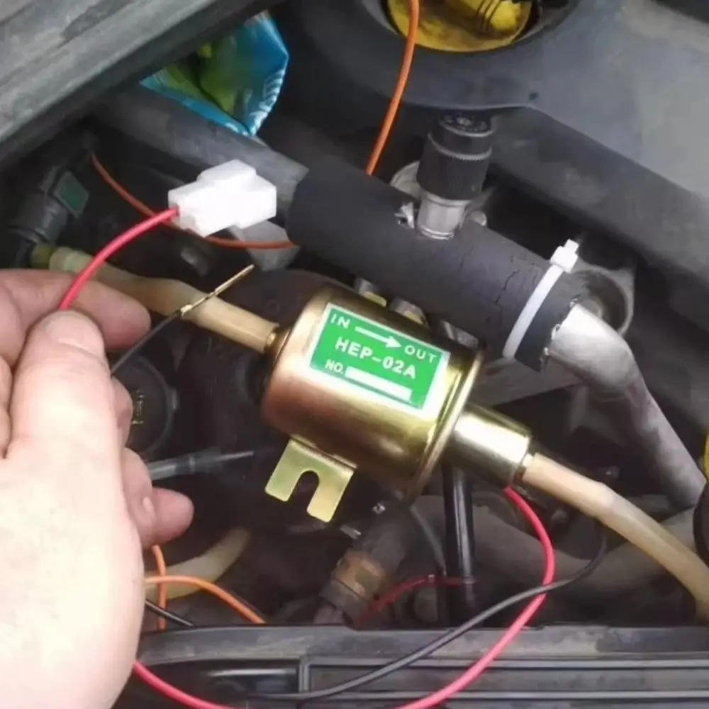 

Easy To Use 12V Electric Fuel Pump Engine Parts Durable Car Carburetor Heavy Duty Portable Transfer Pump Motorcycle