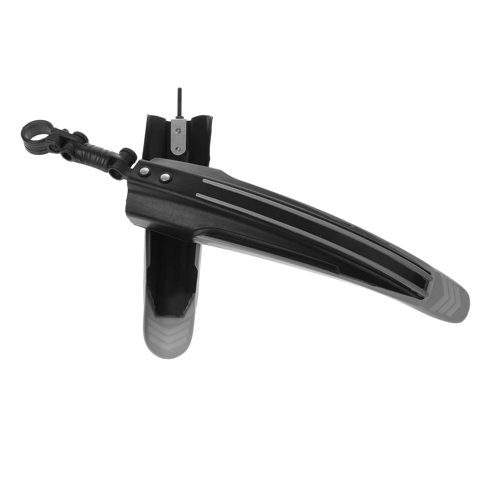 

Mud Guard Set for Bicycle Front 30Cm Rear 52Cm Black Grey Synthetic Fiber Plastic Protection for Mountain Road Bike Under 34Mm