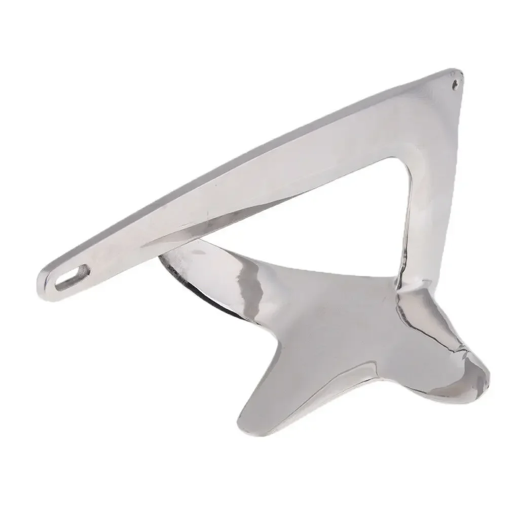 Stainless steel Bruce-style boat anchor by Isure M, available in weights ranging from 20KG