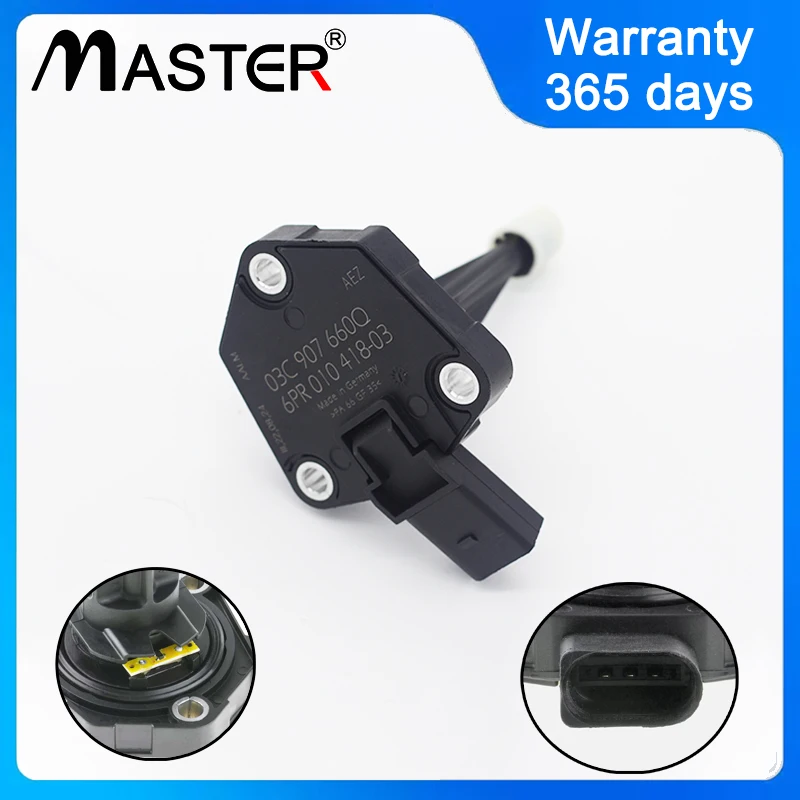 

Engine Oil Level Sensor 03C907660Q 03C907660AA For VW Beetle Golf VII Jetta IV Polo Touareg 7P 2010-2018 3.0/4.2 03C 907 660 Q