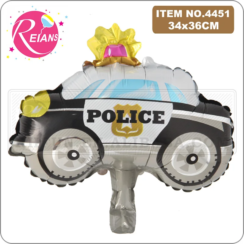 Mini Vehicle series balloons Happy Birthday kids Motorcycle Party Decorations car baby shower gift tank train Fire truck globos