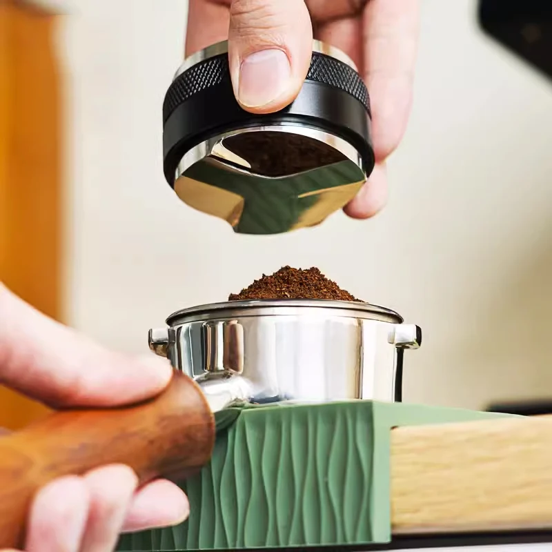 51/53/58MM 2in1 Coffee Distributor Gravity Adaptive Espresso Distribution 3 Angled Slopes & Flat Professional Home Barista Tools